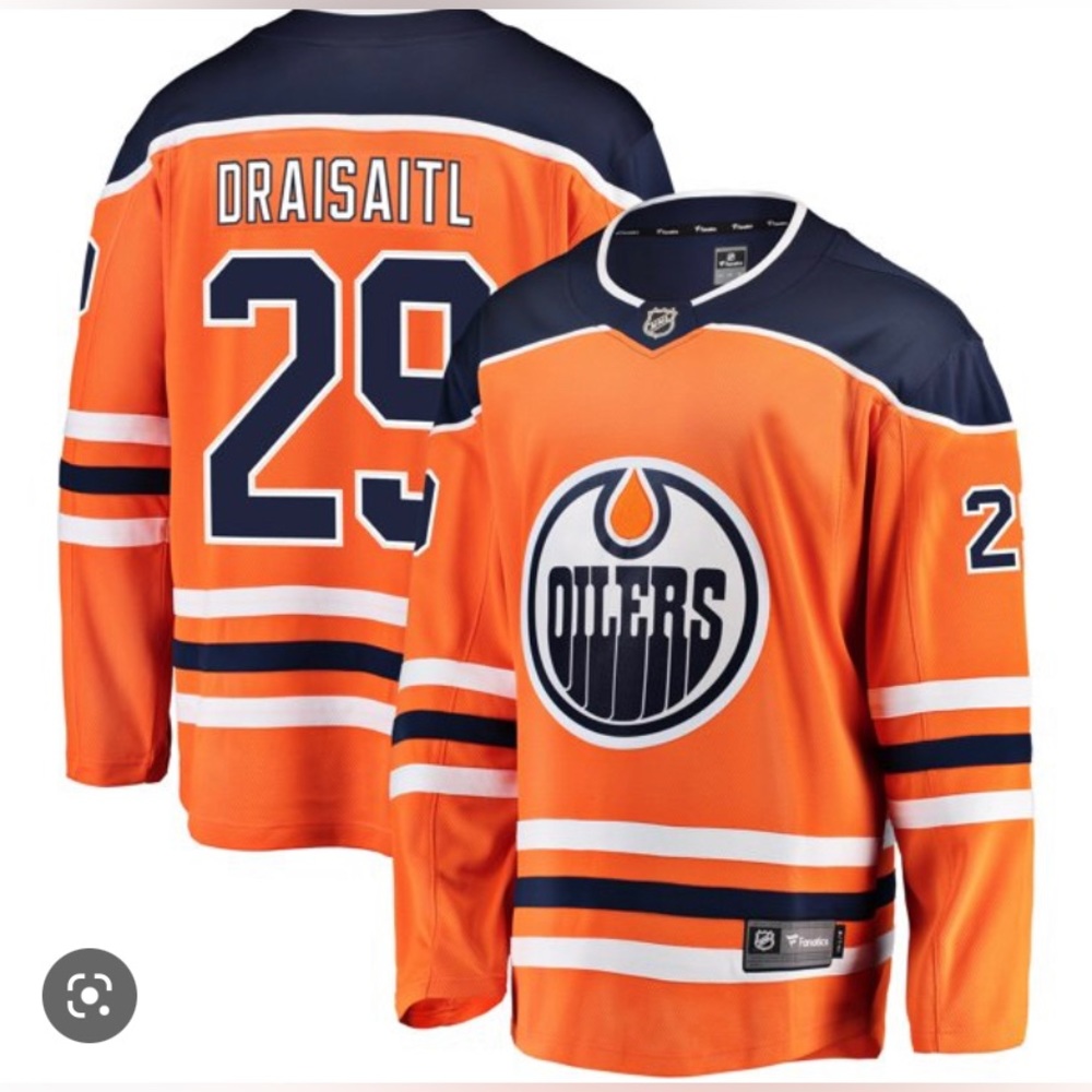Leon Draisaitl Edmonton Oilers Fanatics Branded Home Breakaway Player Jersey